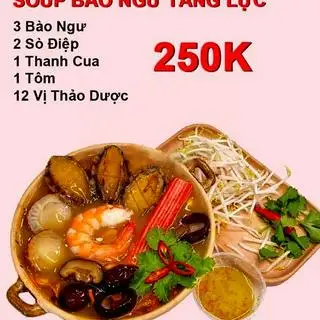 Hình ảnh Soup bào ngư tăng lực 1 người ăn