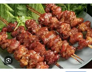 Hình ảnh thịt nướng xien
