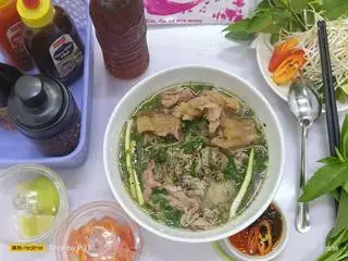 Phở tái - gân - 60.000 ₫ tại Phở Bò Xương - Không Bột Ngọt - Phan Văn Trị 