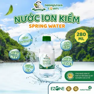 Nước Ion kiềm Spring Water Đóng Chai - 5.500 ₫ tại DannyGreen - Trà Sữa, Trà Trái Cây & Nước Ép Organic - Lý Tự Trọng