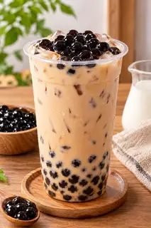 Hình ảnh Trà sữa truyền thống trân châu
