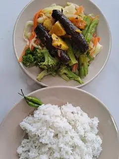 Cơm cá kèo chay kho thơm (2 khúc) - 32.000 ₫ tại Chay Tuệ Tâm - Sinh Tố Nước Ép - Đường 46