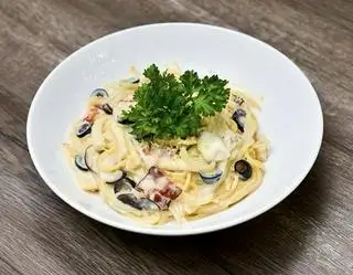 Hình ảnh Mì Ý Sốt Kem Nấm
