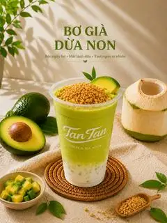 Hình ảnh Bơ già dừa non