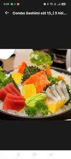 Hình ảnh Combo sashimi set 17 5 hồi - 5 ngừ - 4 trích