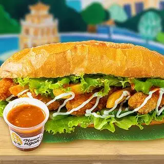 Hình ảnh Bánh mì nem khoai nhỏ
