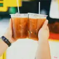Hồng trà đào mật ong trân châu size 500ml - 18.000 ₫ tại Sâm Thảo Mộc & Hồng Trà Tắc Mật Ong Gia Truyền