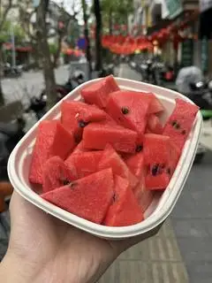 Hình ảnh Dưa hấu cắt sẵn