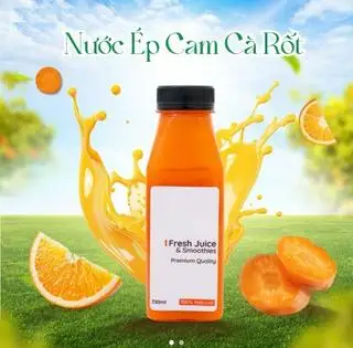 Hình ảnh Nước Ép Cam, Cà Rốt-330ml