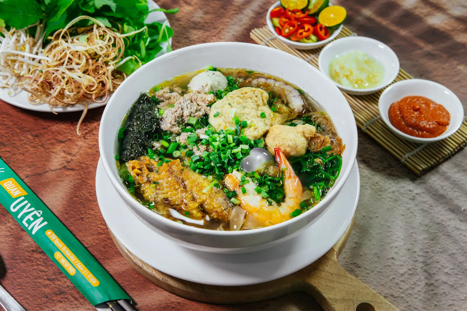 Bún thập cẩm  - 121.000 ₫ tại Quán Uyên - Bún Cá Rô Đồng & Bánh Đa Cua Hải Phòng - Nguyễn Thị Minh Khai