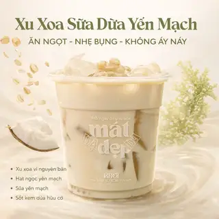 Hình ảnh Xu Xoa Sữa Dừa Yến Mạch | Size 500ml