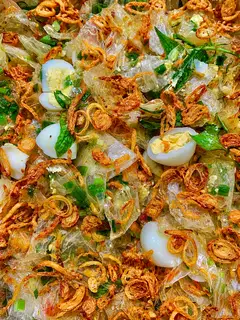 Hình ảnh Bánh tráng hành phi mỡ hành