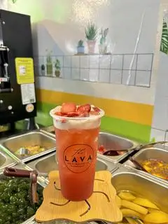 Trà dâu tây - 30.000 ₫ tại Tiệm Trà The Lava - Cộng Hòa