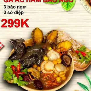 Hình ảnh Sup Gà ác tiềm bào ngư