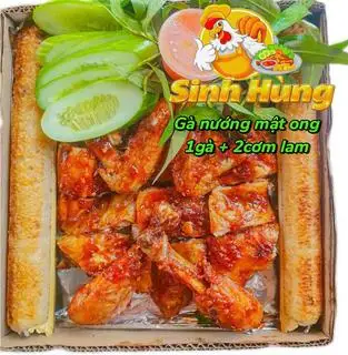 Hình ảnh Combo 1 gà quay bánh bao cơm lam