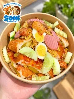 Hình ảnh  FULLTOPPING bánh mì nướng muối ớt siêu sốt 