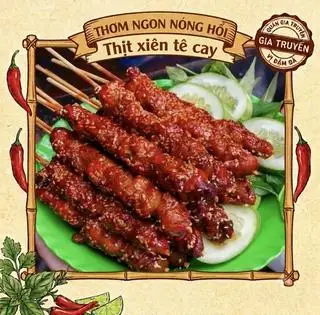 Hình ảnh Combo 5 xiên thịt tê cay tứ xuyên 
