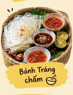 Hình ảnh bánh tráng chấm