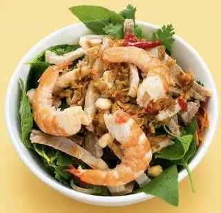 BÚN TÔM THỊT LUỘC MẮM ỚT TỎI - 79.000 ₫ tại Lộc Rừng Food - Gỏi Đu Đủ Tôm Gà Xé & Súp Gà Hầm Nấm - Đường Số 47