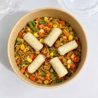 Hình ảnh Mì trộn mực xoắn