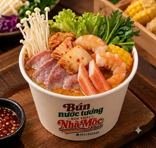 Hình ảnh Lẩu Tô Kim Chi Bò Hải Sản