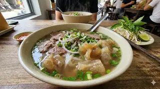 Hình ảnh phở Gân