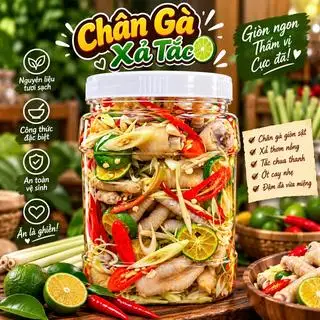 Hình ảnh Chân gà sả tắc hủ nhỏ