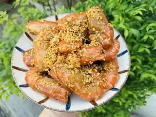 Hình ảnh Cơm __ Tôm càng Ram Mặn 