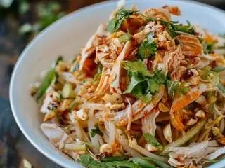 Hình ảnh miến gà trộn