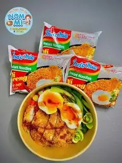 Hình ảnh Mì trộn heo tonkatsu