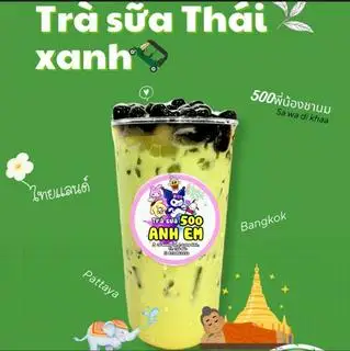 Hình ảnh Trà sữa Thái xanh - thạch Thái xanh