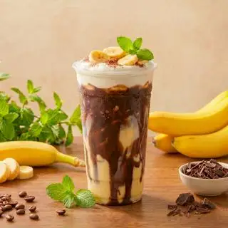 Hình ảnh Sữa chuối sô cô la giòn