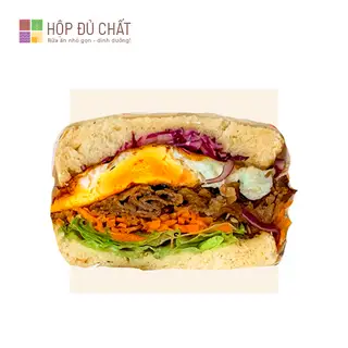 Hình ảnh Bánh mì sandwich bò trứng chảy - Beef & Egg Sandwich