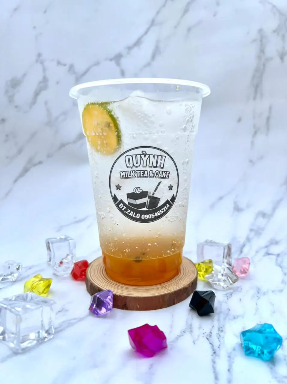 Soda chanh dây - 31.000 ₫ tại Quỳnh Trà Sữa - Bánh Bông Lan Trứng Muối - Nguyễn Cảnh Chân