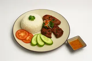 Hình ảnh CƠM SƯỜN NƯỚNG CHAY