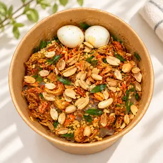 Hình ảnh Bánh tráng muối - tỏi - hành phi - ruốc - đậu phộng