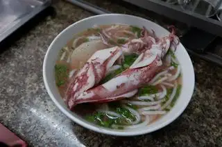 Bún Mực - 75.000 ₫ tại Bún Cá Quỵt - Đặc Sản Biển Xanh - Nguyễn Hữu Cảnh