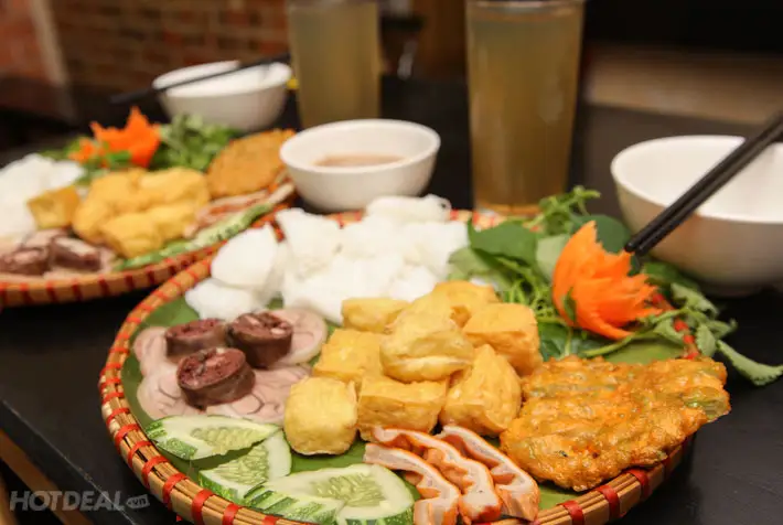 Combo 2 mẹt đặc biệt + 2 Cocacola  - 135.000 ₫ tại Quán No - Bún Đậu Mắm Tôm - Đỗ Quang Đẩu