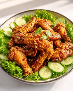 Hình ảnh CƠM GÀ CHIÊN MẮM TỎI