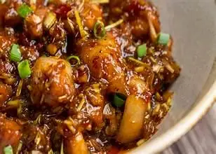 Hình ảnh Thịt xào mắm ruốc - made by Làng Chài