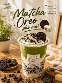 Hình ảnh Matcha oreo phô mai