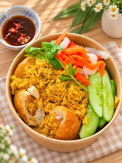 Hình ảnh Bánh mì trộn chà bông