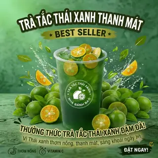 Trà tắc thái xanh - 20.000 ₫ tại Ăn Vặt Nhà Bánh Bao - Dương Quảng Hàm