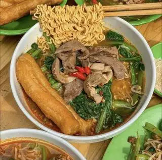 Hình ảnh Mì chua cay tim cật