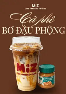Hình ảnh Cà Phê Bơ Đậu Phộng