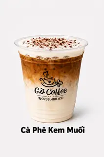 Cà Phê Kem Muối size 500ml - 30.000 ₫ tại G.Ờ Coffee - Cà Phê, Matcha & Cacao Mix Vị Đậm Đà - Nguyễn Thị Xiếu