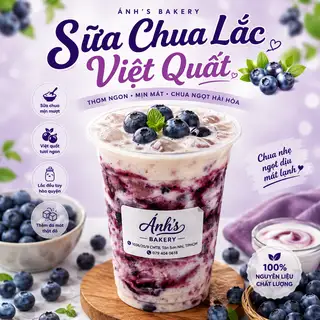Hình ảnh Sữa chua lắc Việt Quất 