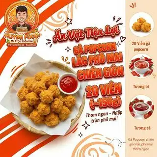 Hình ảnh Gà Popcorn Chiên Giòn (20 Viên ~ 150g) Lắc Phomai