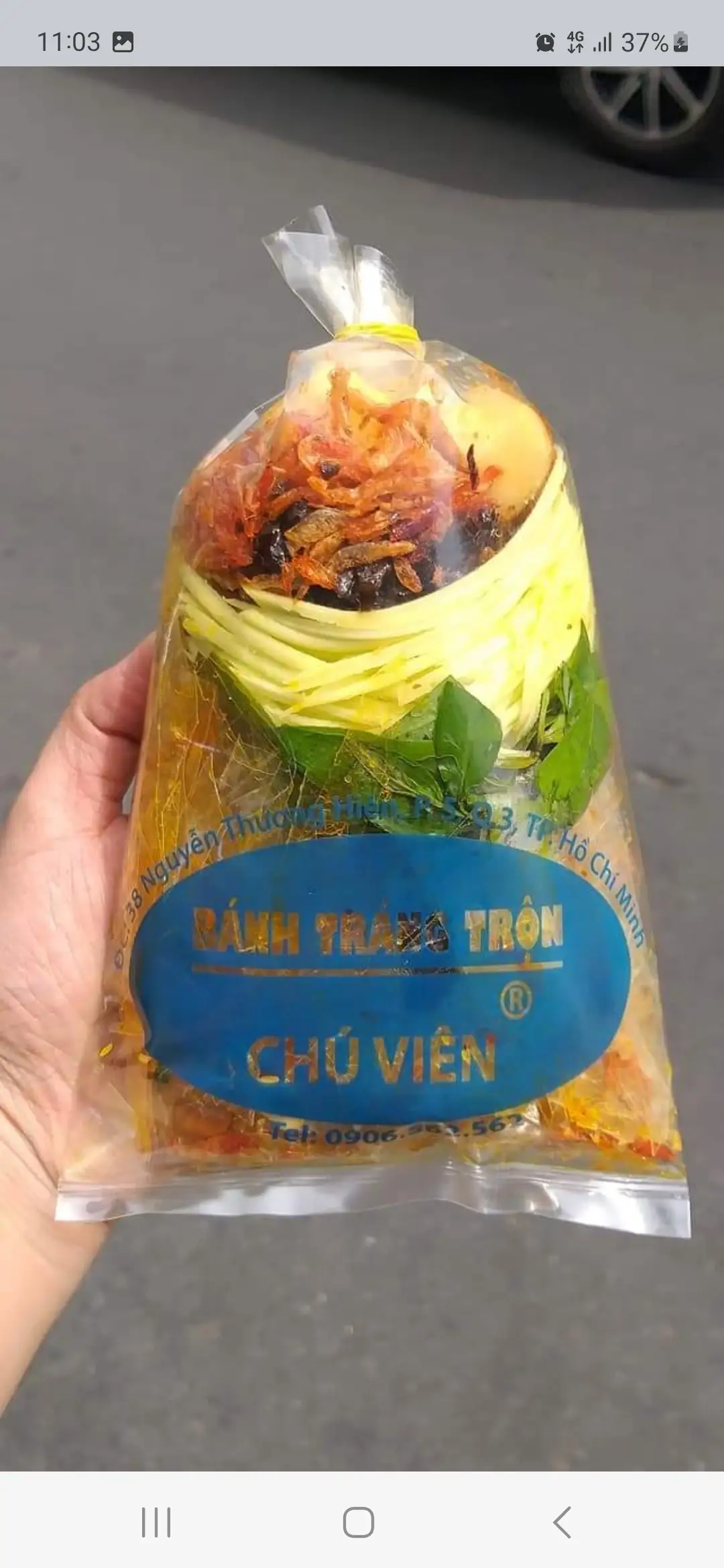 Bánh tráng trộn (lớn) - 37.000 ₫ tại Bánh Tráng Trộn Chú Viên - Nguyễn Thượng Hiền