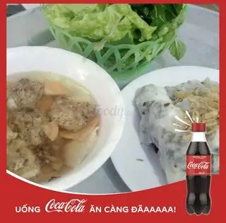 Hình ảnh Bánh cuốn thịt nướng - Coca